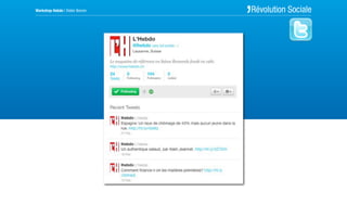 Social media and the press, case study: Hebdo