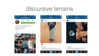 discursive terrains
 
