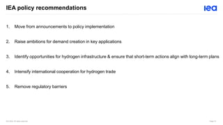 The Role of Renewable Hydrogen in Clean Energy Transitions: Dr Ilkka ...