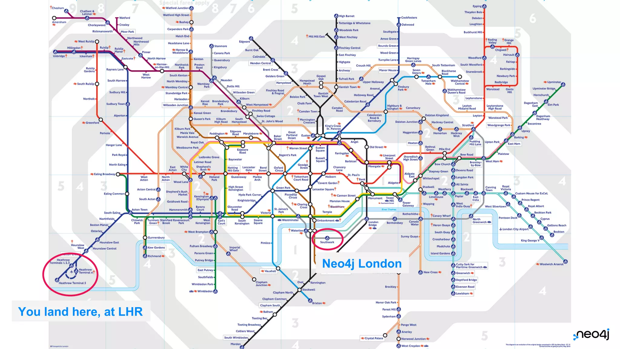 © 2022 Neo4j, Inc. All rights reserved.
13
You land here, at LHR
Neo4j London
 