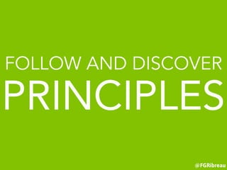 @FGRibreau
FOLLOW AND DISCOVER
PRINCIPLES
 