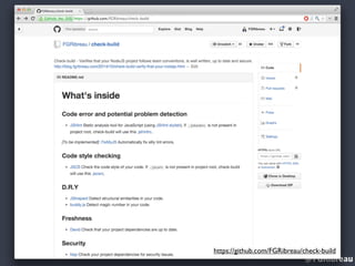 @FGRibreau
https://github.com/FGRibreau/check-build
 