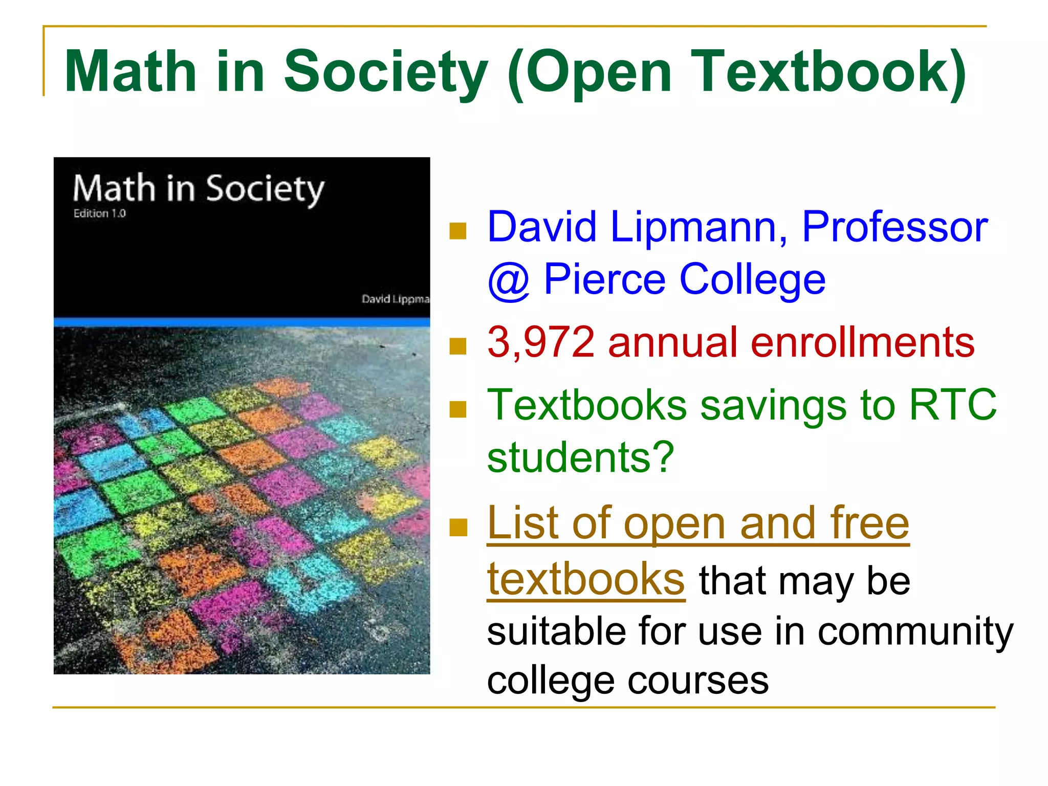 and there is this smallcollection of articles: