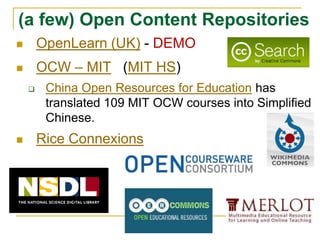 (3) Open Educational Resources