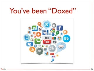 TrueSec
You’ve been “Doxed”
36
 