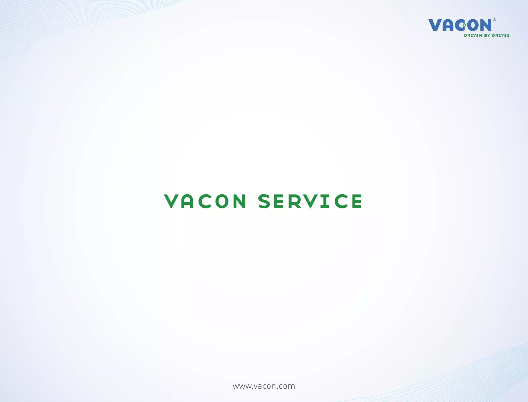 vacon service




    www.vacon.com
 