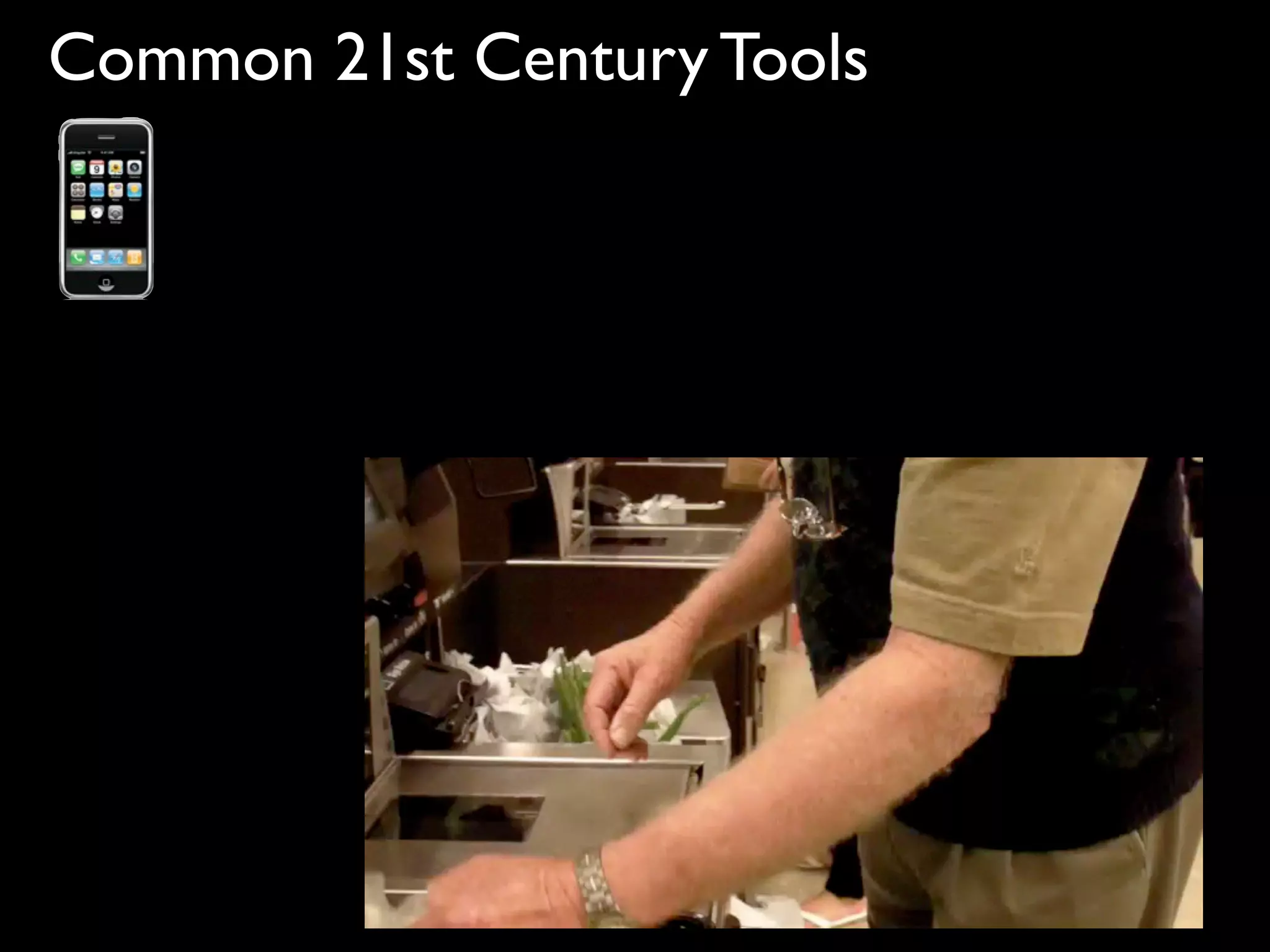 Common 21st Century Tools
 