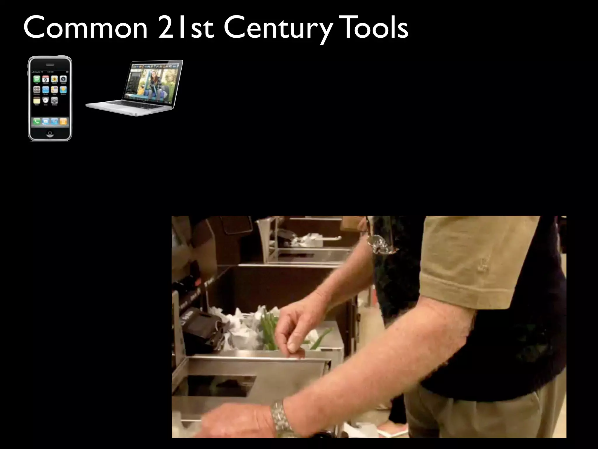 Common 21st Century Tools
 