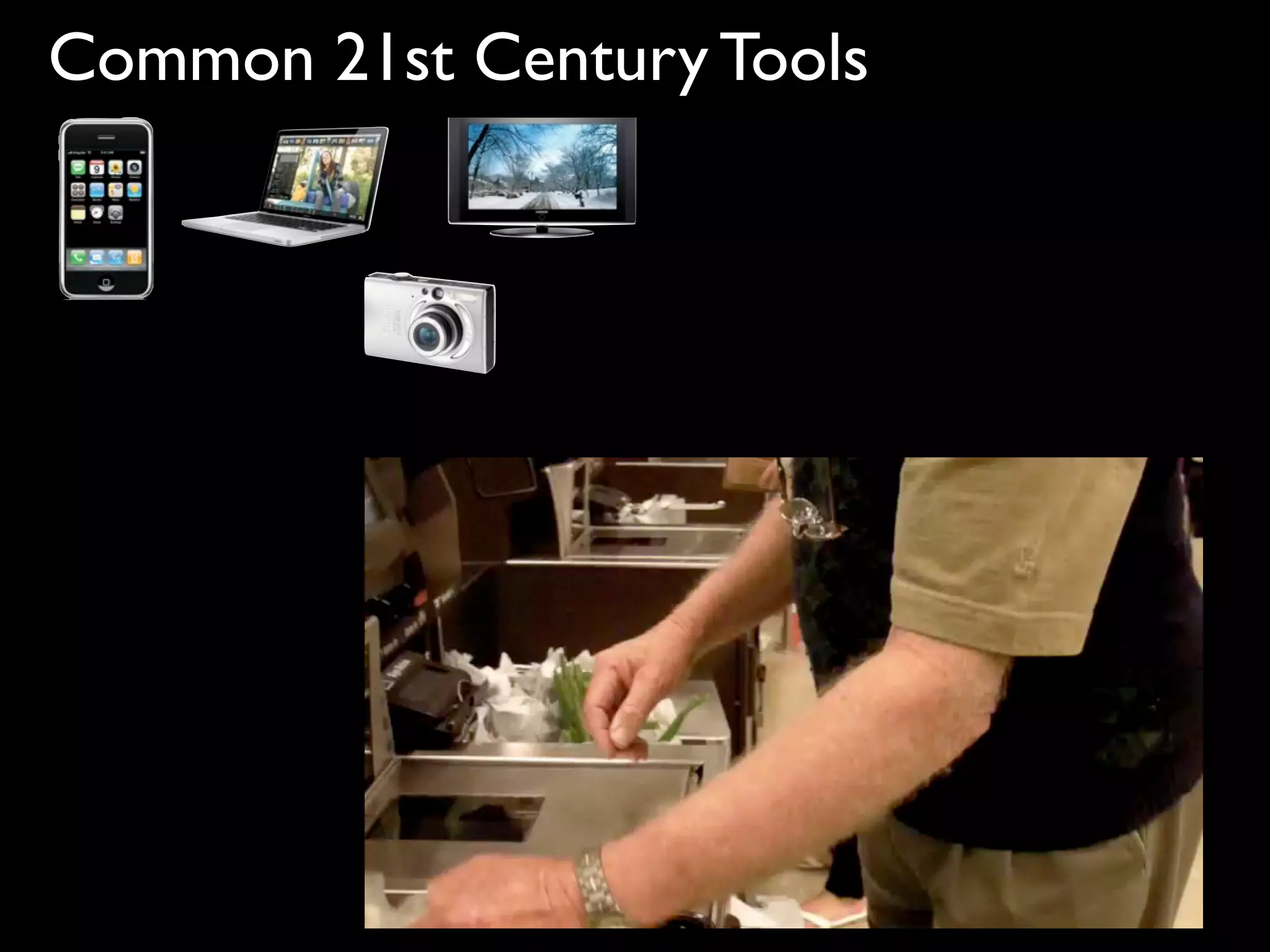 Common 21st Century Tools
 