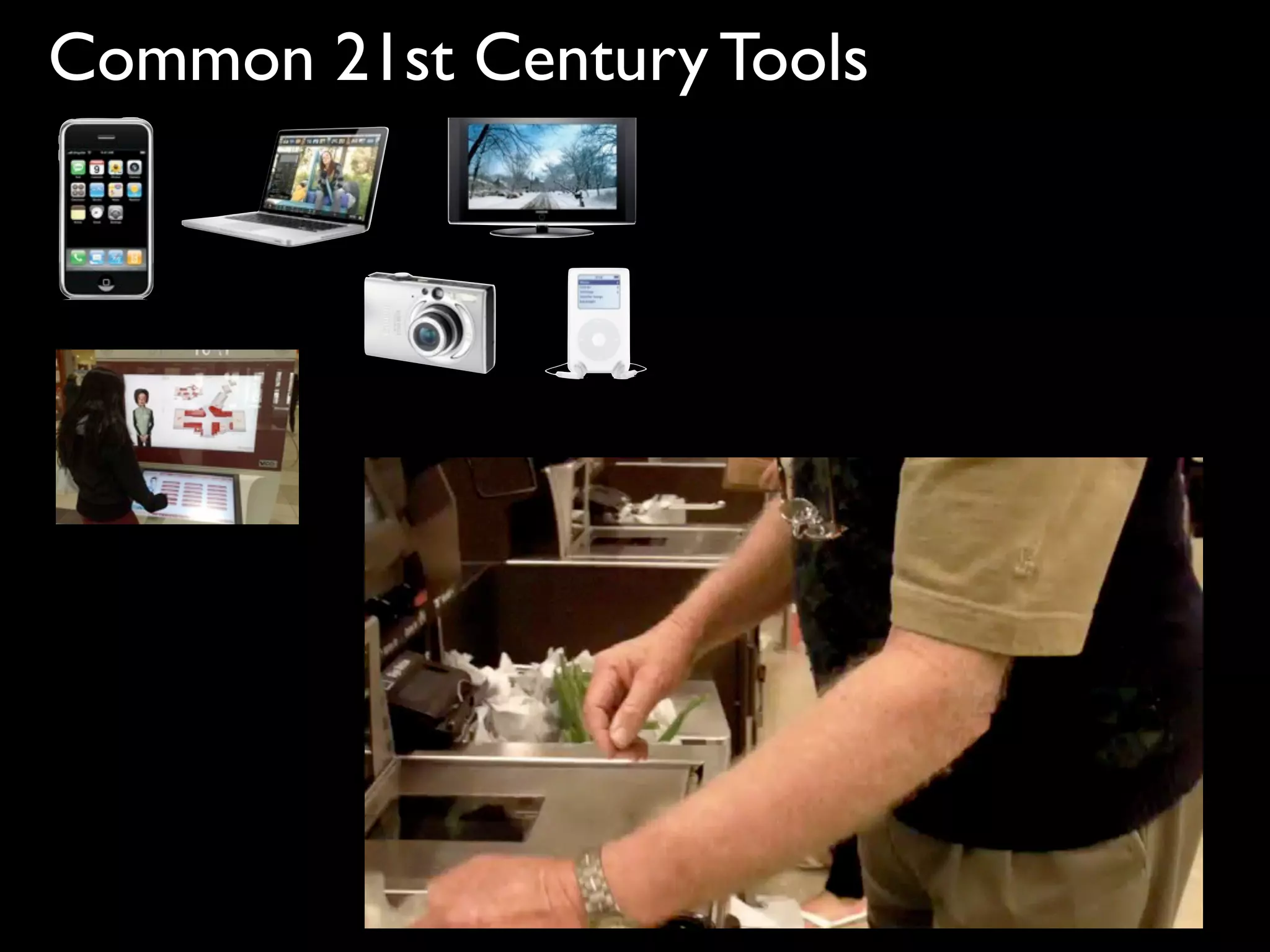 Common 21st Century Tools
 