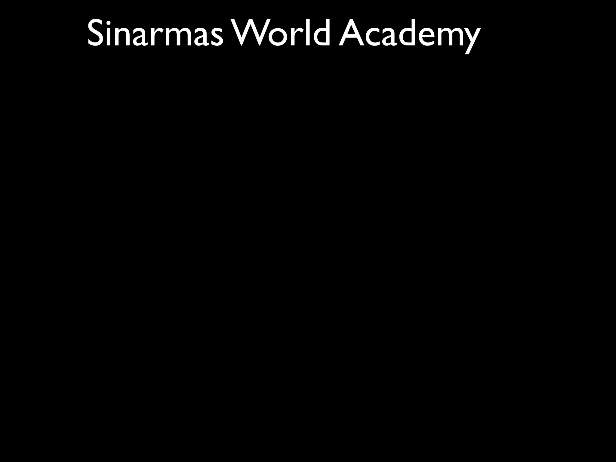 Sinarmas World Academy
 