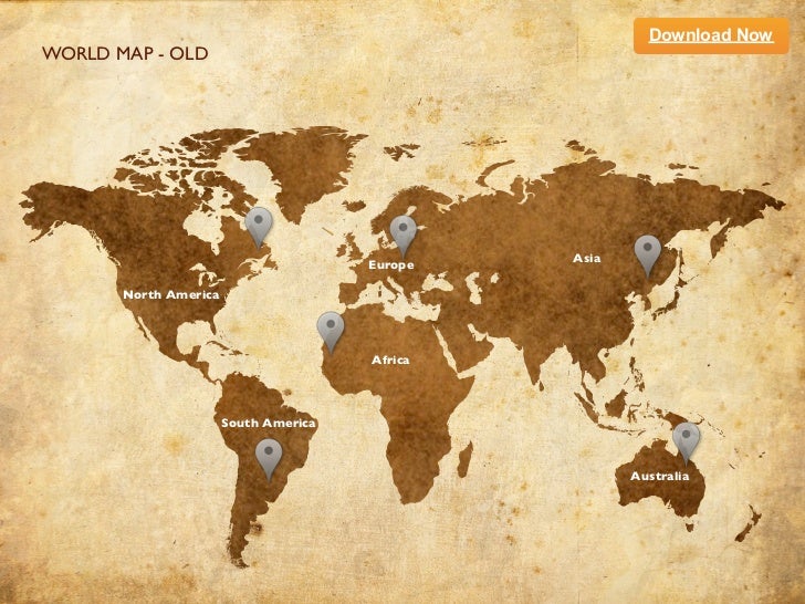 keynote template world map old old map template