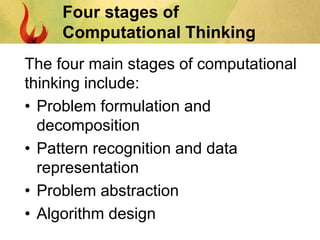 Keynote 1: Teaching and Learning Computational Thinking at Scale | PPT