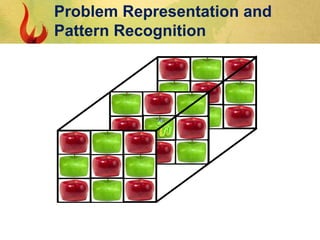 Importance of
Problem Representation
2D square apple:
• There are 5 red apples and 4 green
apples
• Every move will be res...