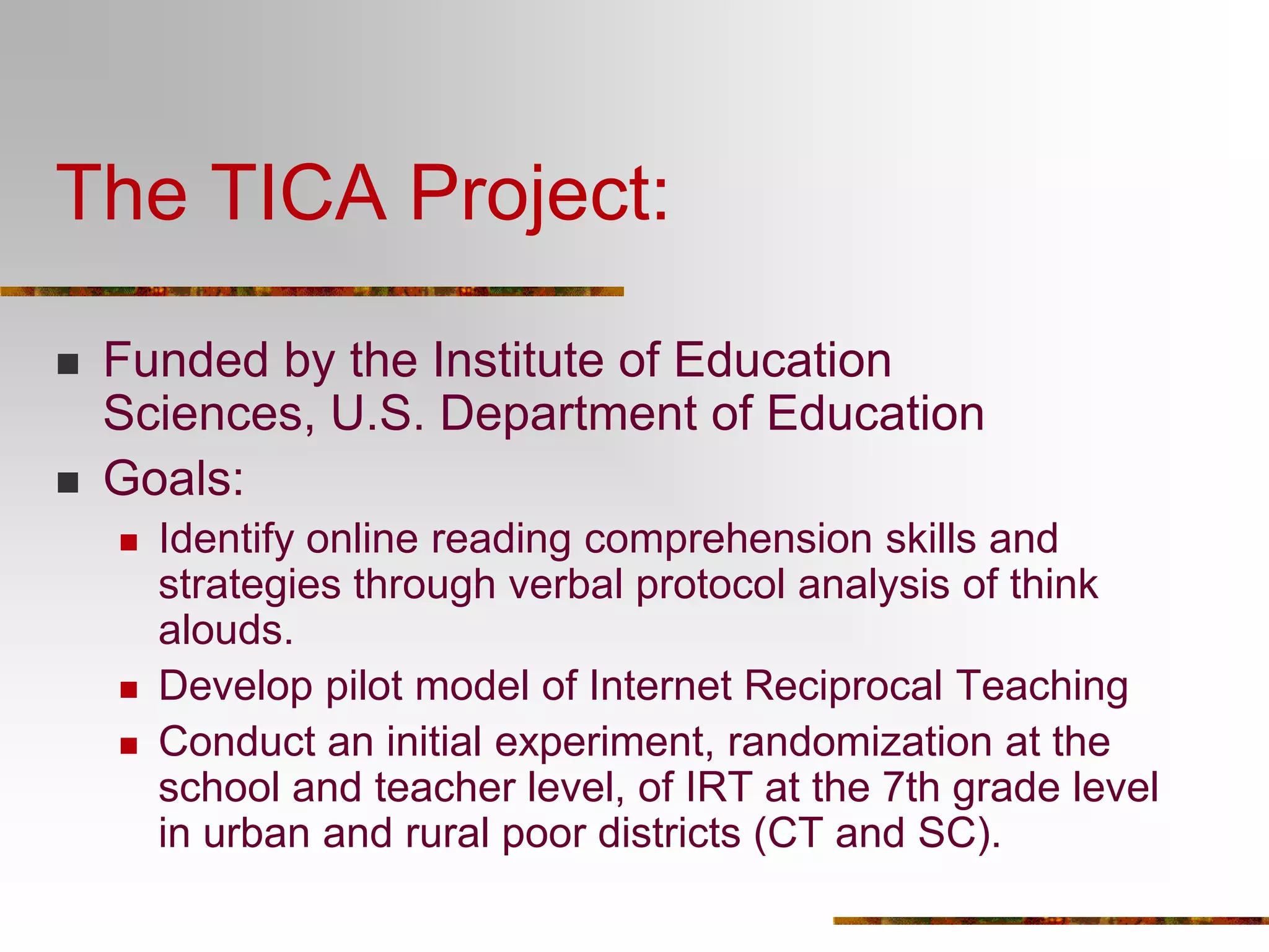 OECD Assessment Initiatives2009 PISAInternational Assessment of Reading – Digital LiteraciesProgramme for the International Assessment of Adult Competencies (PIAAC) – Problem Solving in Technologically Rich EvironmentsThis generation’s defining technology for reading.