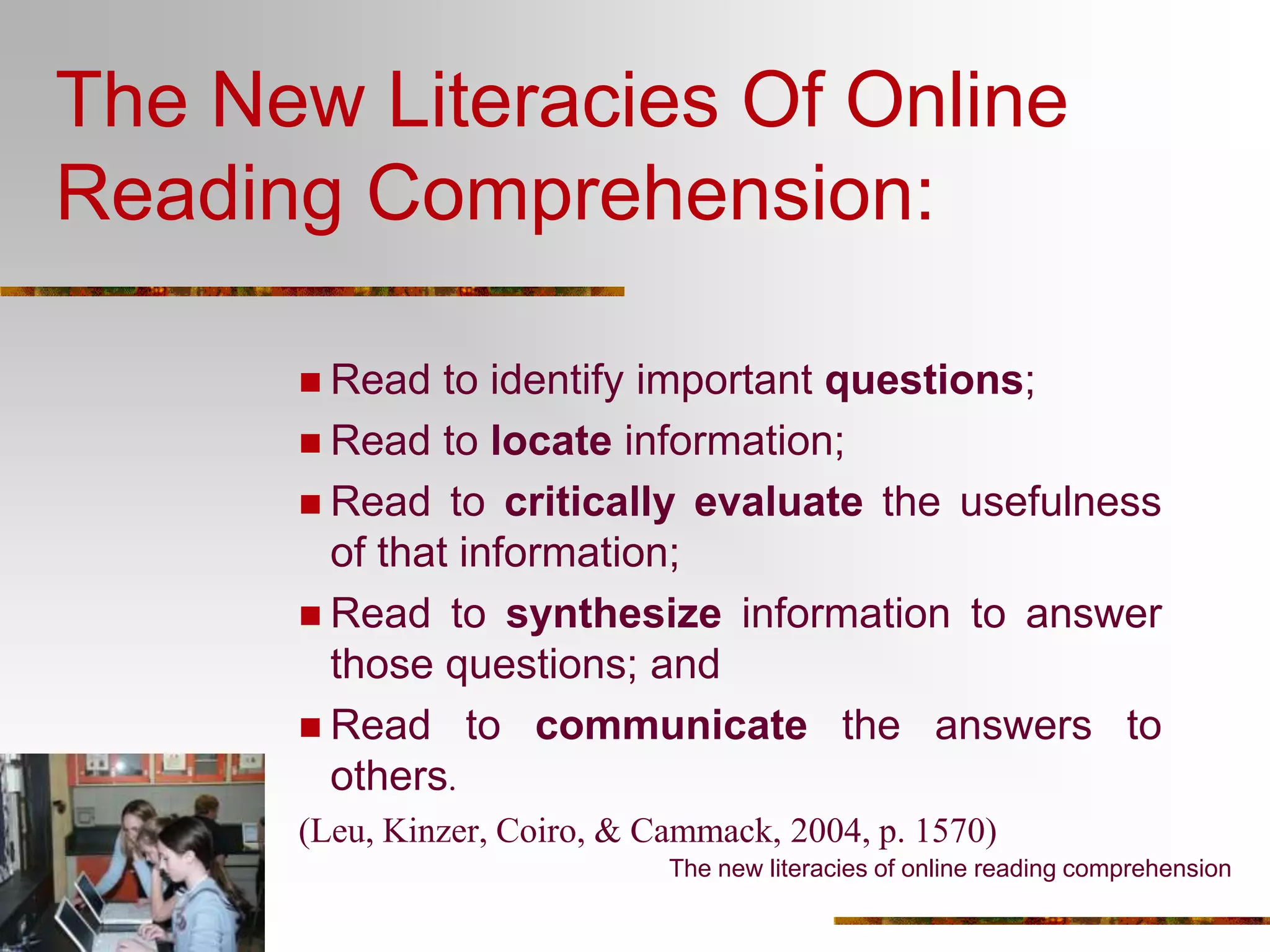Not a single state measures......students’ ability to compose clear and effective email messages in their state writing assessment.all students to use a word processor on their state writing assessment.* *See Russell & Plati, 1999; 2000; 2001. They report effect sizes of .57 – 1.25 for word processor use on MCAS.  See also Russell & Tao, 2004 who report 19% more 4th gradestudents classified as “Needs Improvement” would move up tothe “Proficient” performance level with word processors.
