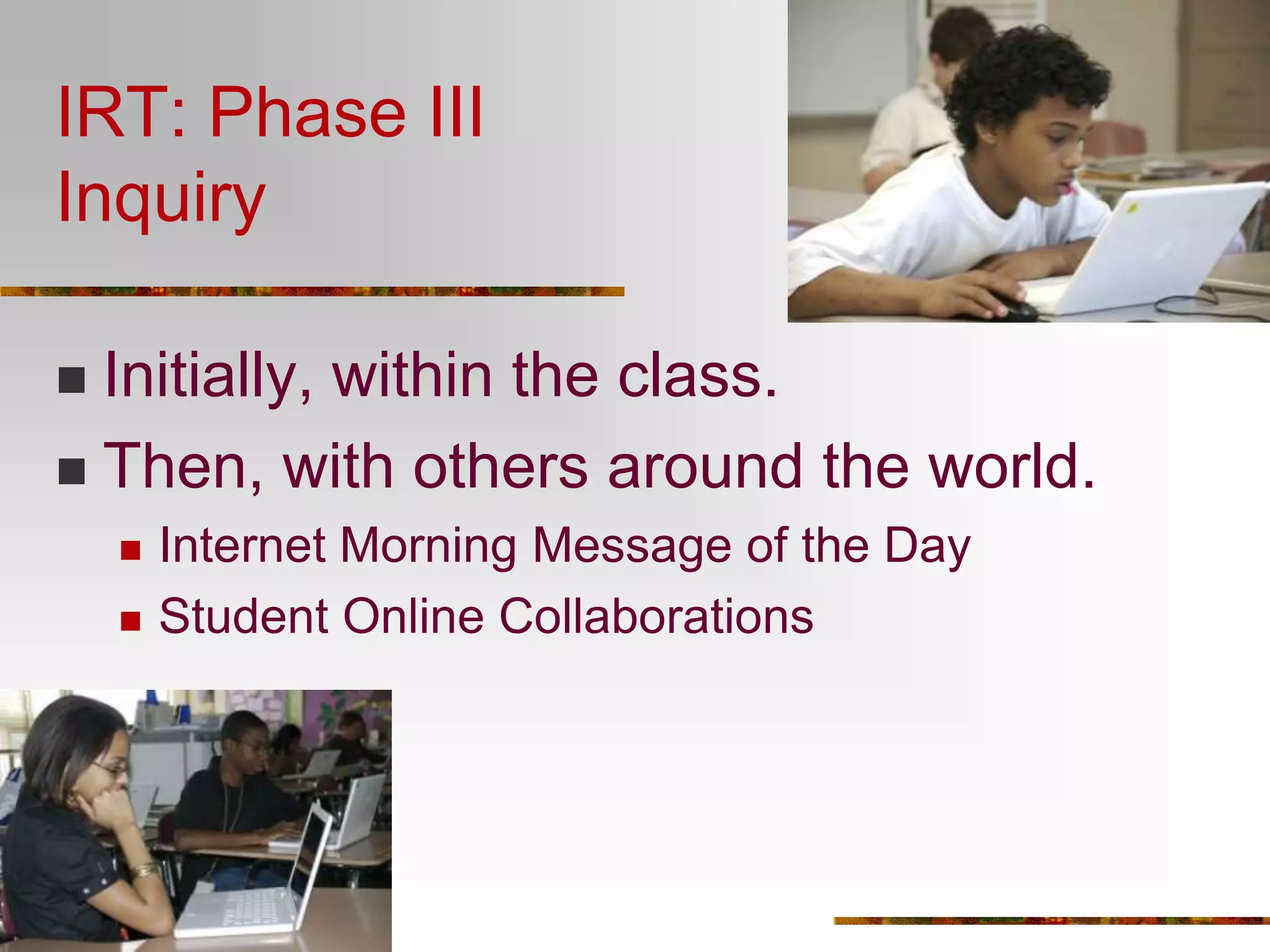 Locating Information, Part II:the “click and look” strategyIn our entire population, of those who obtained a page of search engine results, approximately 50% did not read them.“Click and Look” strategies usedThe new literacies of online reading comprehension