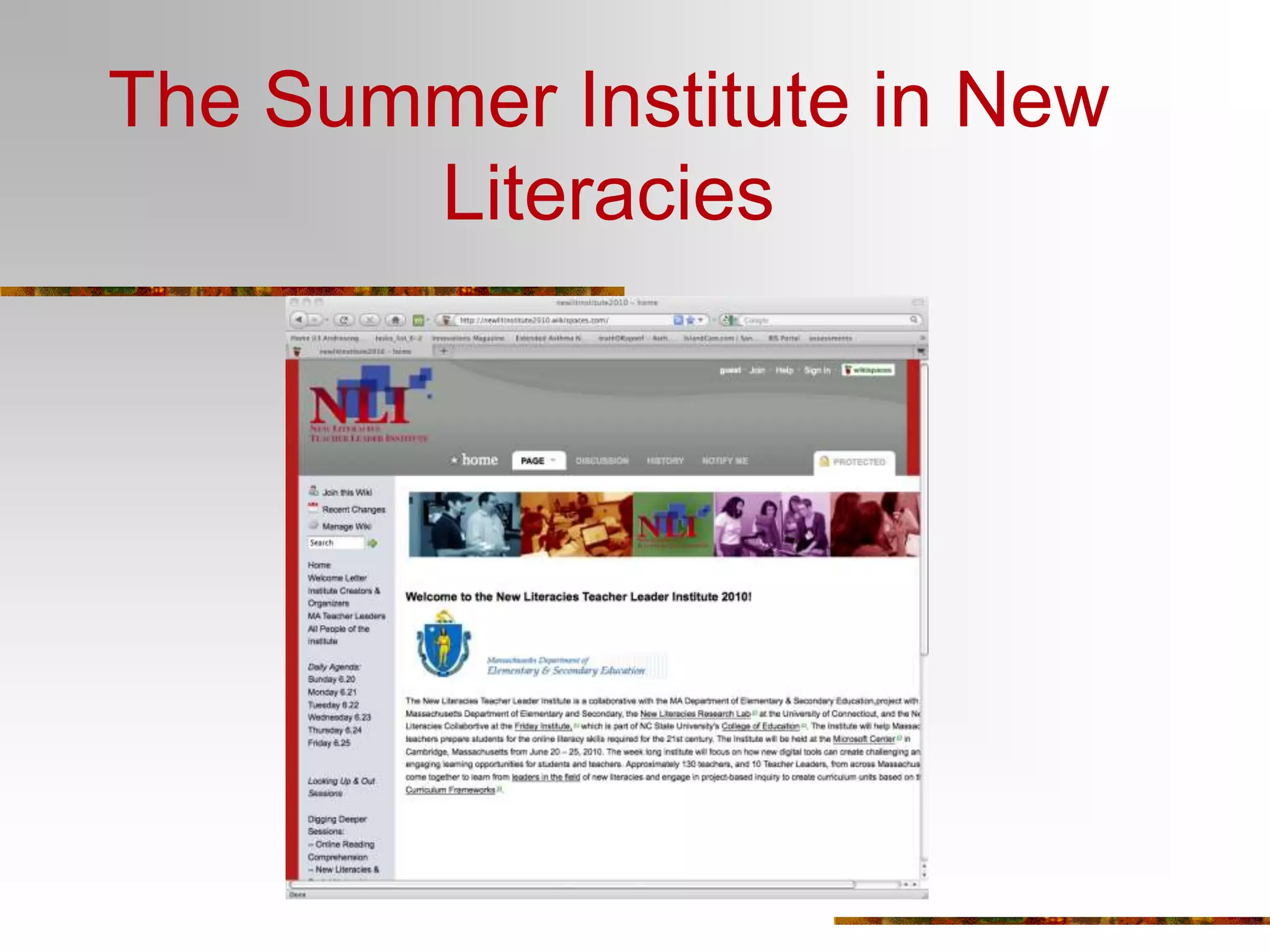IRT: Phase IICollaborative modeling of online reading strategiesStudents presented with information problems to solve.Work in small groups to solve those problems.Exchange strategies as they do so.Debrief at the end of the lesson.Initially:  locating and critically evaluatingLater: Synthesis and communicating.