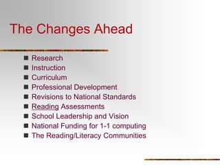 Inquiry Projects (local or global)Define the question.Locate informationEvaluate informationSynthesize to answer the questionCommunicate the learning experience.