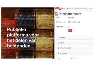 Publieke
platforms voor
het delen van
bestanden
https://www.flickr.com/photos/fdecomite/
