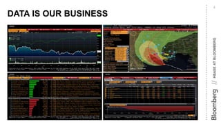 HBASEATBLOOMBERG//
DATA IS OUR BUSINESS
4
 