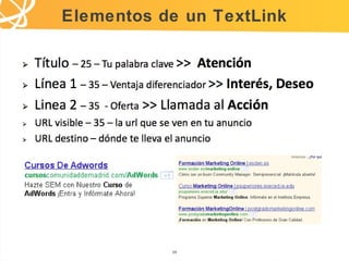 59
Elementos de un TextLink
59
 