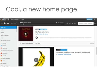 Cool, a new home page

 