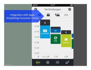 IntegraSon	
  with	
  Apps:	
  
Simplifying	
  Consumer	
  Choice	
  
©	
  UC	
  Berkeley,	
  2015	
  
 