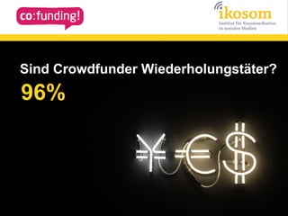 Überblick Crowdfunding - Wer investiert warum, wie viel und in welche Projekte?