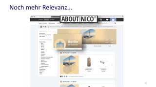 Noch mehr Relevanz...
41
 