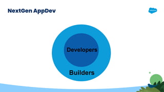NextGen AppDev
Builders
Developers
 