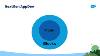NextGen AppDev
Blocks
Code
 