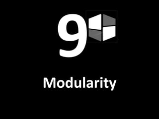 Modularity 
 