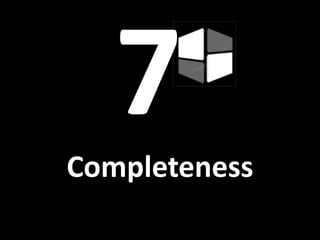 Completeness 
 