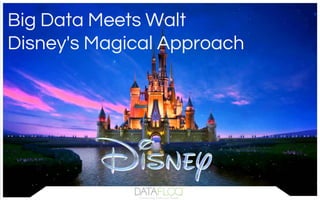 Big Data Meets Walt
Disney's Magical Approach
 