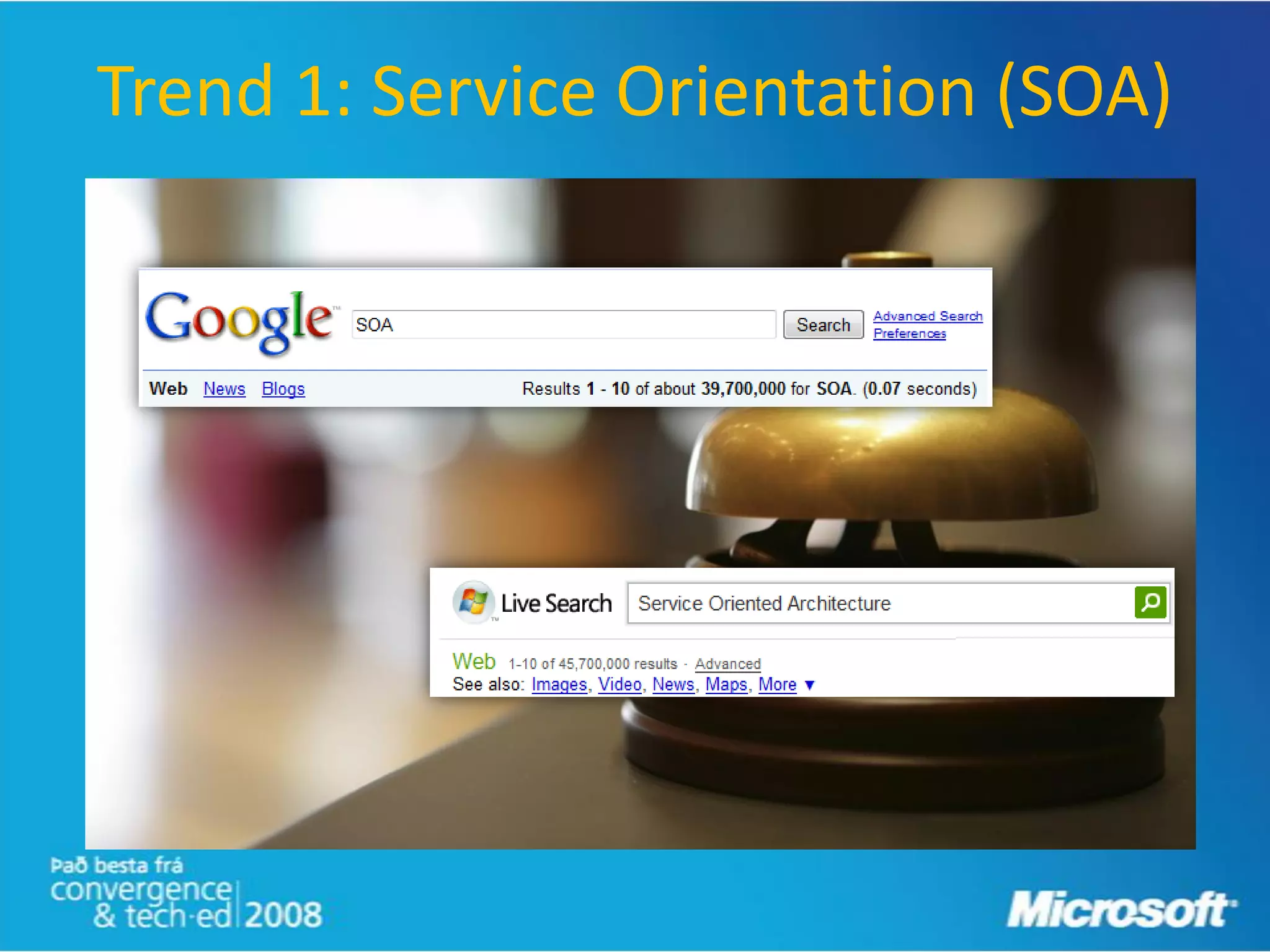 Trend 1: Service Orientation (SOA)
 