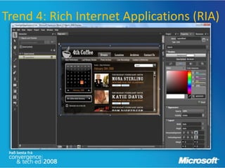 Trend 4: Rich Internet Applications (RIA)
 