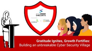 Gratitude Ignites, Growth Fortifies:
Building an unbreakable Cyber Security Village
 