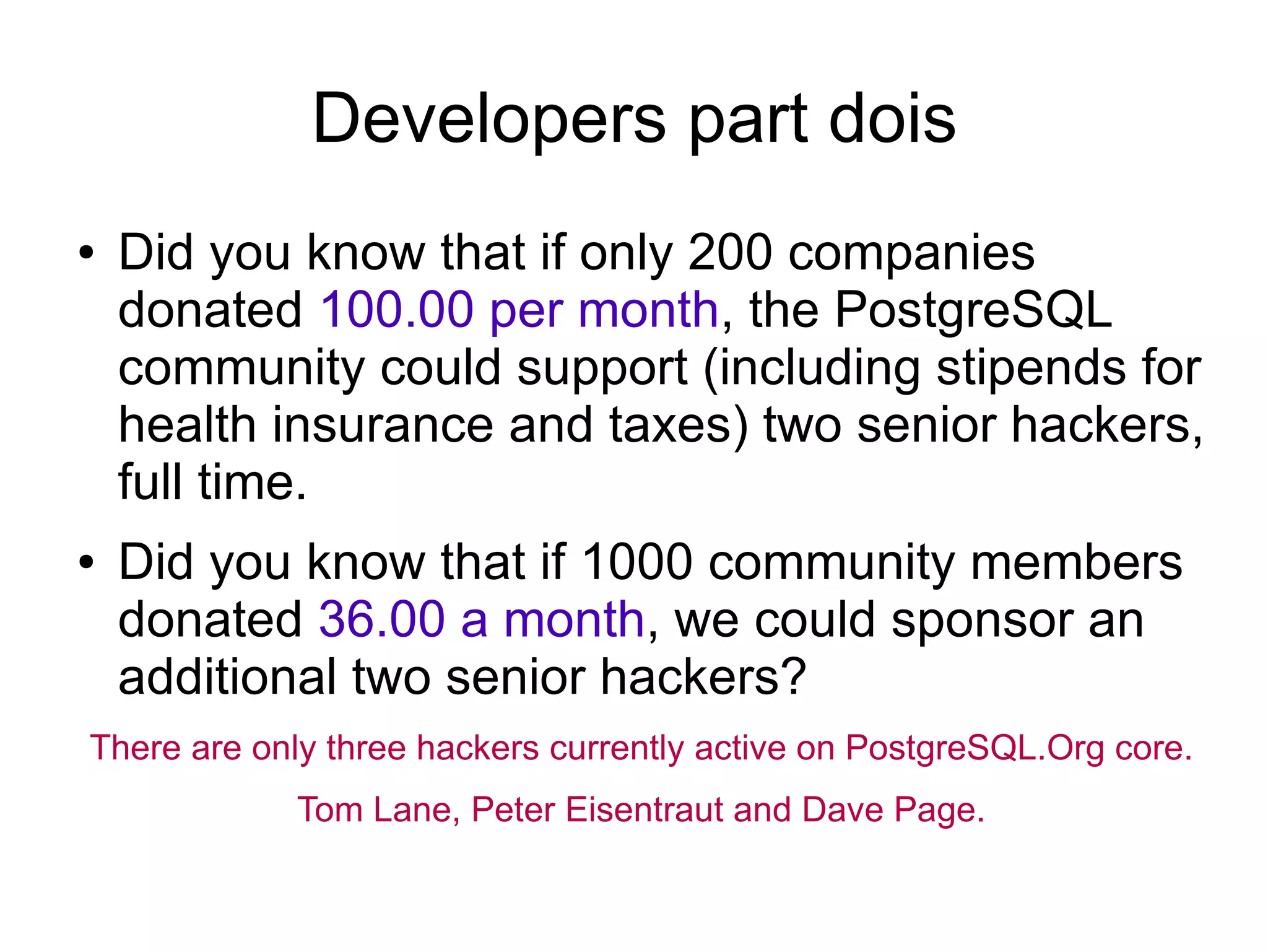 PostgreSQL Conference: East 08