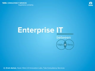 Enterprise IT
between
By Krish Ashok, Head, Web 2.0 Innovation Labs, Tata Consultancy Services
 