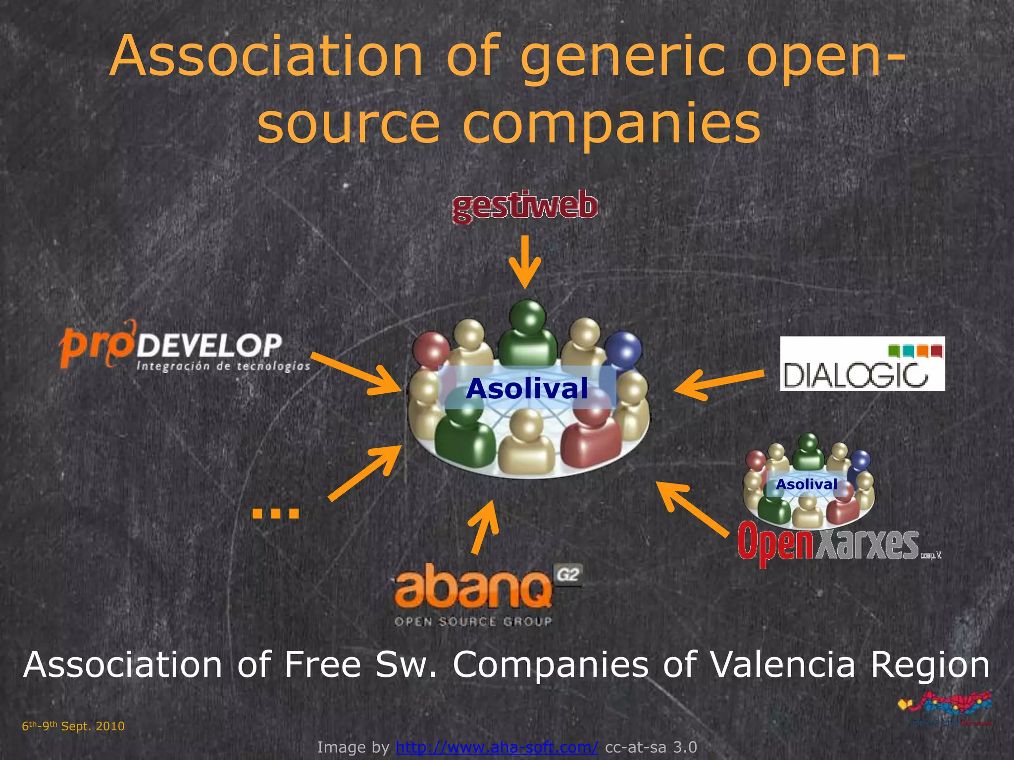 Association of companies, publicbodies and universities.Fostering gvSIG dev. & free geomatics