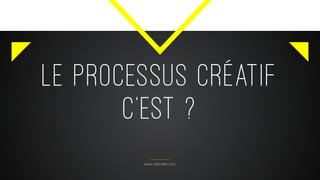 LE PROCESSUS CRÉATIF
C’EST ?
www.citronbien.com
 