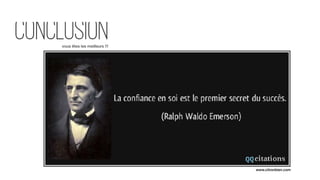 vous êtes les meilleurs !!!
www.citronbien.com
conclusion
 