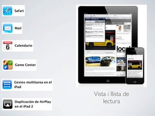 Vista i llista de
    lectura
 