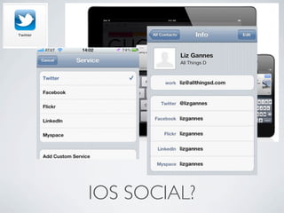IOS SOCIAL?
 