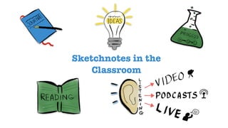 Sketchnotes in the
Classroom
 