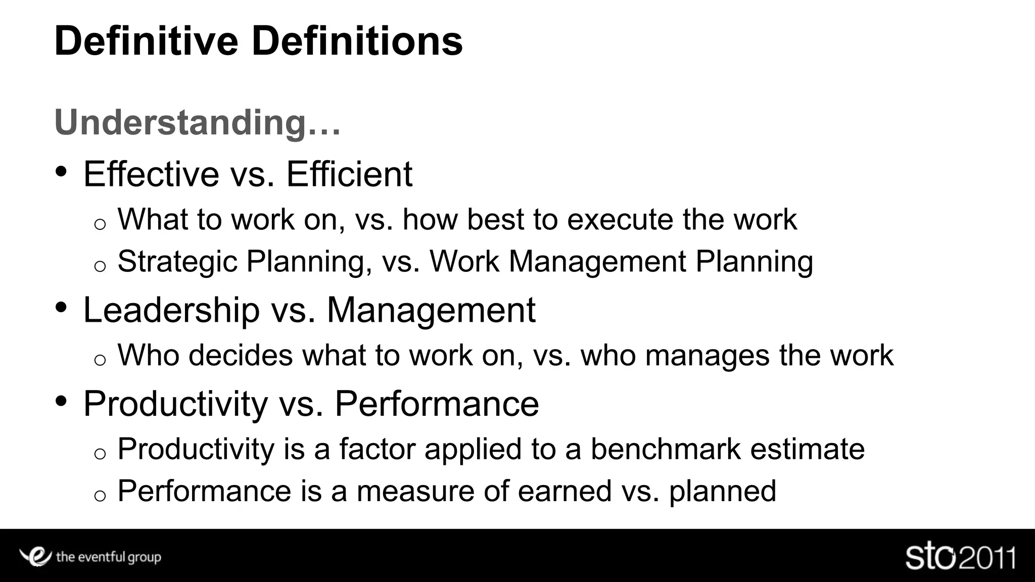 The 4+ Key Performance Indicators