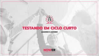 TESTANDO EM CICLO CURTO
LEADING E LAGGING
 