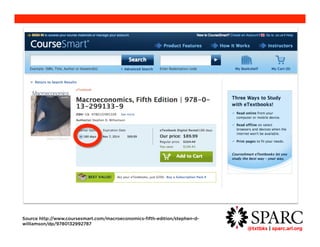 @txtbks | sparc.arl.org 	 
Source http://www.coursesmart.com/macroeconomics-fifth-edition/stephen-d-williamson/ 
dp/9780132992787 
 