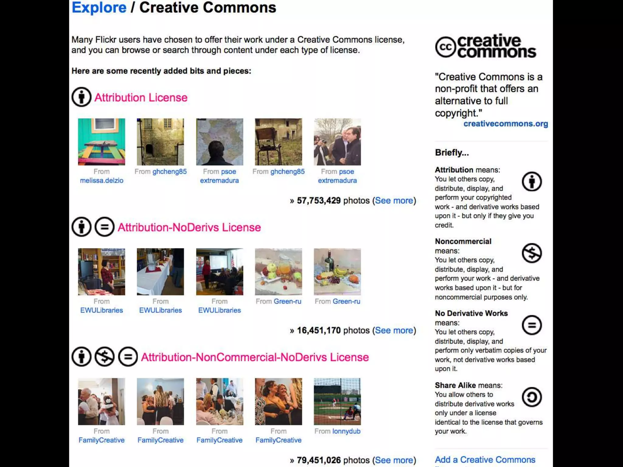 3
CERN releases photos under a Creative Commons License CC-
 